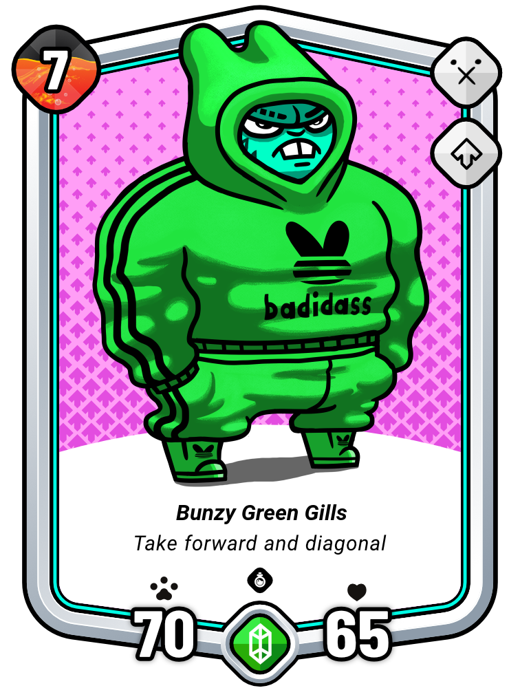 Bunzy Green Gills
