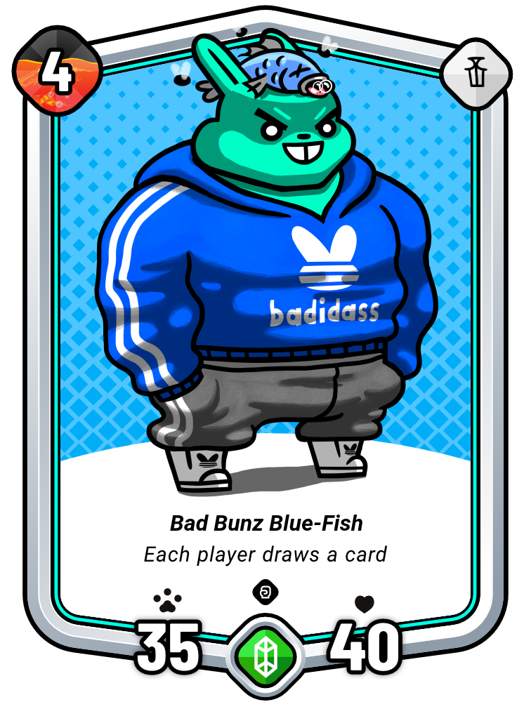 Bad Bunz Blue-Fish
