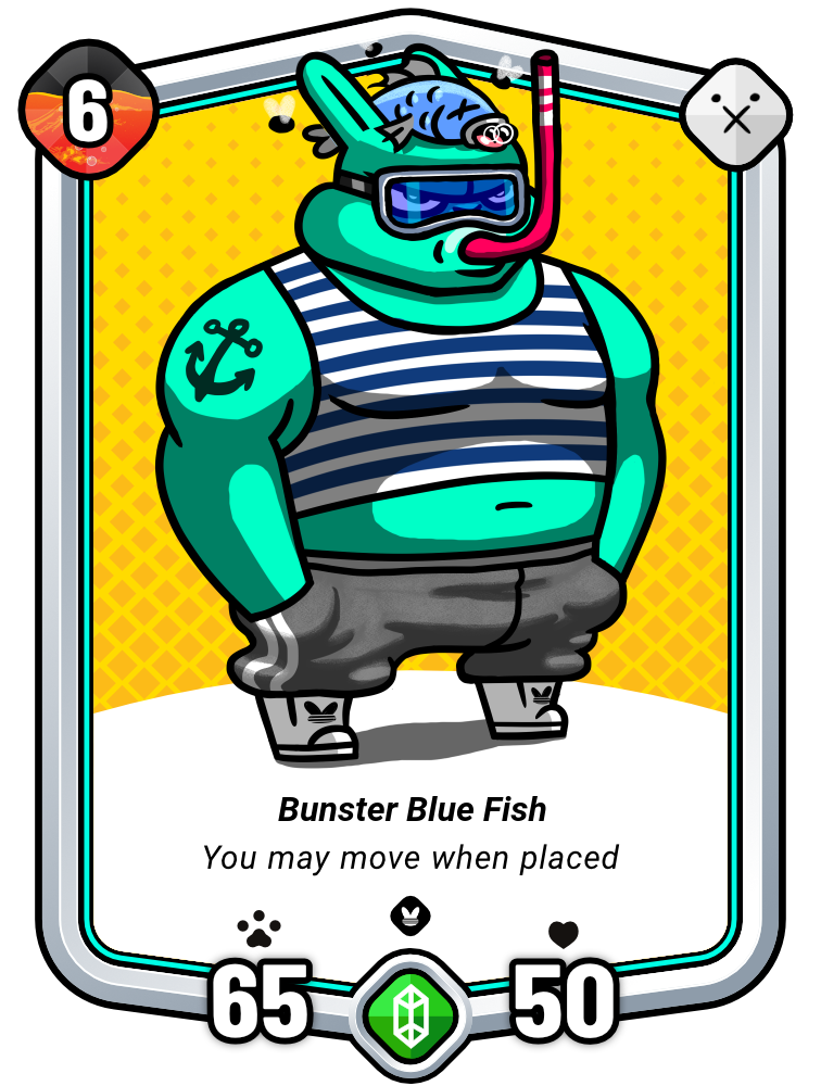 Bunster Blue Fish